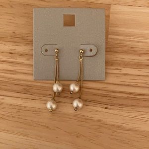 Gold & Pearl Earrings
